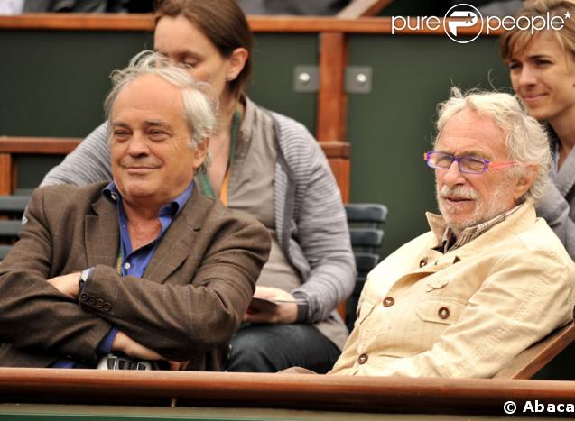 Pierre Richard lors du tournoi de Roland Garros le 27 mai 2009