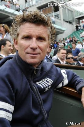Denis Brogniart à Roland Garros le 27 mai 2009