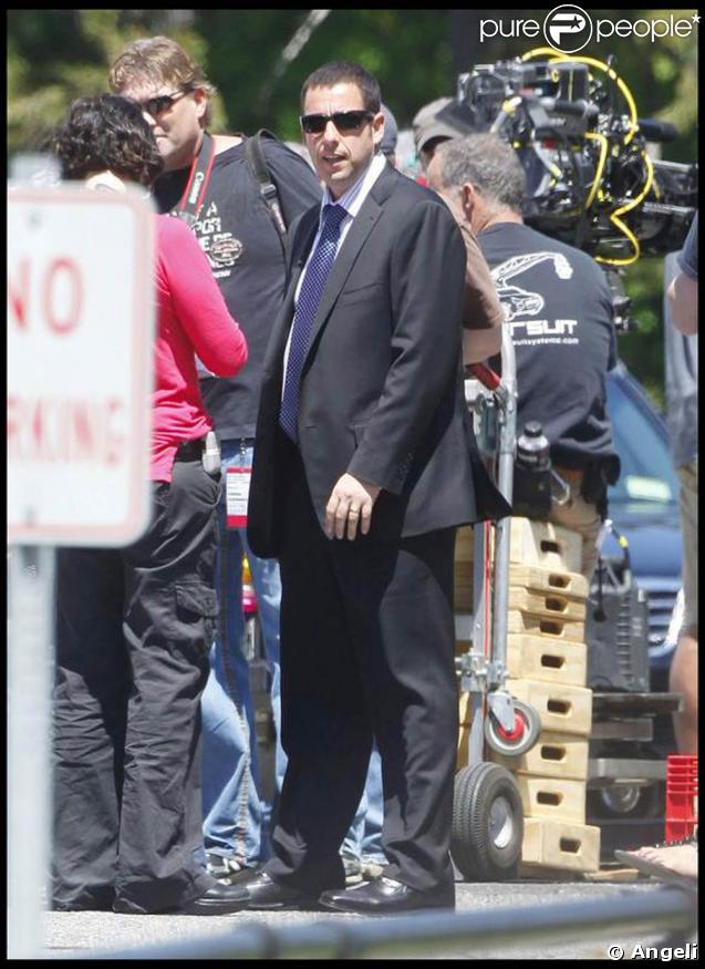 Adam Sandler sur le tournage de 
