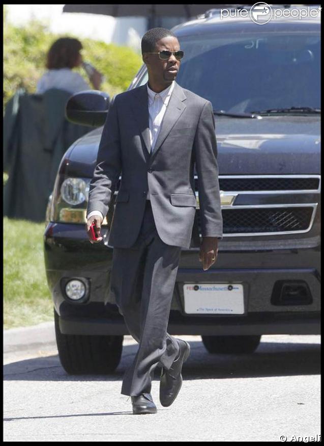 Chris Rock sur le tournage de 