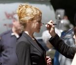 Nicole Kidman sur le tournage de Rabbit Whole, à New-York, hier