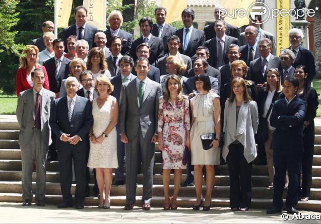 Letizia d'Espagne et son époux Felipe ce matin à Madrid