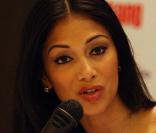 Nicole Sherzinger et les Pussycat Dolls, lors d'une conférence de presse un jour avant leur performance à Jakarta en Indonésie le 2 juin 2009