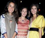 Coco Brandolini, Ginevra Elkann et Margherita Missoni à la soirée organisée par la famille Missoni en l'honneur de l'artiste Bruce Nauman, hier à la 53ème Biennale de Venise