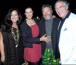 Angela Missoni, Jasmine Starck, Philippe Starck et Bruno Ragazzi à la soirée organisée par la famille Missoni en l'honneur de l'artiste Bruce Nauman, hier à la 53ème Biennale de Venise