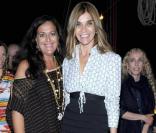 Angela Missoni et Carine Roitfeld à la soirée organisée par la famille Missoni en l'honneur de l'artiste Bruce Nauman, hier à la 53ème Biennale de Venise