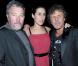 Philippe Starck, Jasmine Starck et Renzo Rosso à la soirée organisée par la famille Missoni en l'honneur de l'artiste Bruce Nauman, hier à la 53ème Biennale de Venise