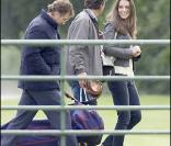 Kate Middleton a encouragé les princes William et Harry lors d'un match de polo de charité