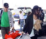 Hayden Christensen et Rachel Bilson à l'aéroport de Los Angeles