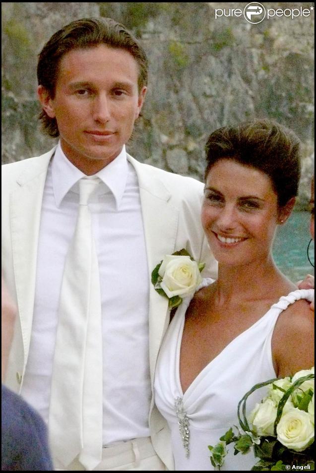 Alessandra Sublet lors de son mariage avec Thomas.. un mariage terminé