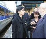 Rachida Dati inaugurait ce matin la nouvelle prison de Nancy en présence de sa soeur Malika (conseillère municipale de Nancy) et du maire de Nancy André Rossinot
