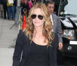 Julia Roberts à son arrivée dans les studios du Late Show de David Letterman le 9 juin 2009 à New York