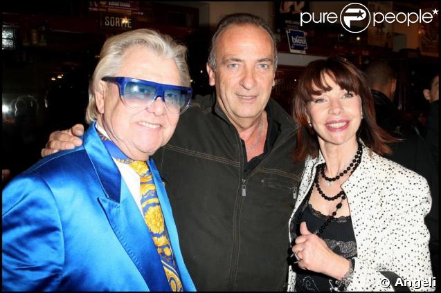 Michou et Yves Lecoq  lors de la générale hier soir de la pièce Presse pipole