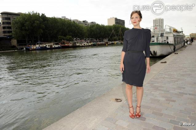 Maggie Gyllenhaal à Paris pour la promo du film SherryBaby, le 12 juin 2009
