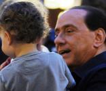 Silvio Berlusconi et son petit-fils Alessandro 