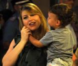 Barbara Berluscon, (fille aînée du deuxième mariage de Silvio) et son fils Alessandro 