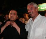 Silvio Berlusconi et Marco Tronchetti (Président de Pirelli) 