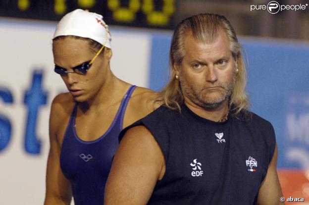 Laure Manaudou et Philippe Lucas