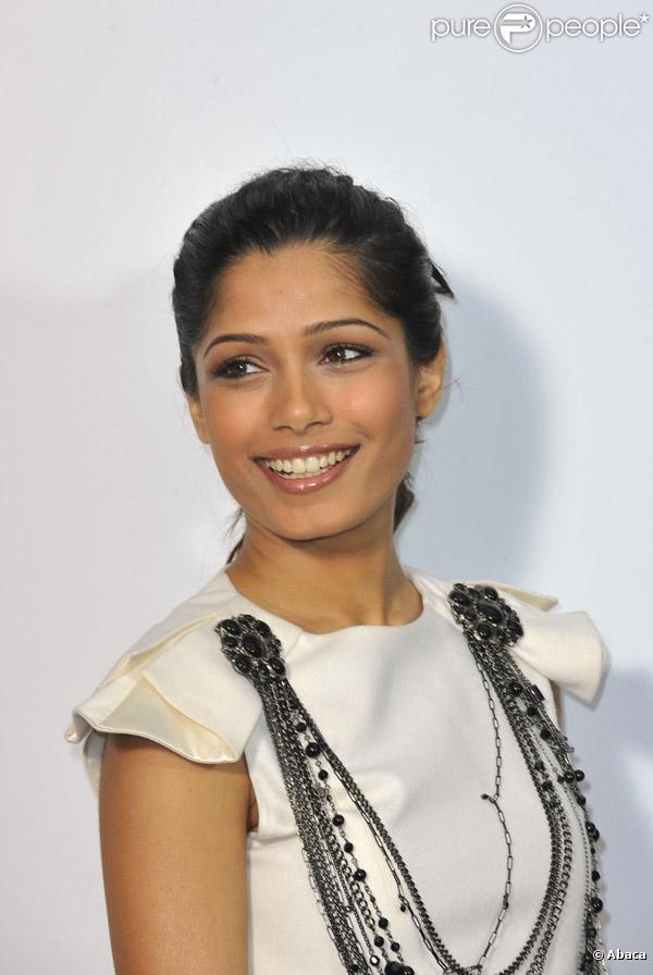 L'actrice indienne Freida Pinto est ambassadrice de L'Oréal depuis 2009. 