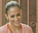 Jennifer Lopez sur le tournage de son dernier film Plan B, hier à Los Angeles