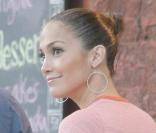 Jennifer Lopez sur le tournage de son dernier film Plan B, hier à Los Angeles