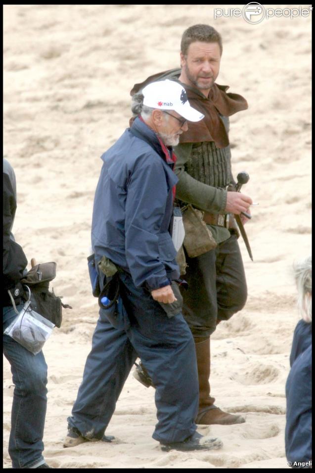 Russell Crowe sur le tournage du nouveau 