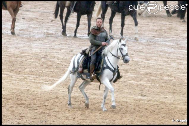Russell Crowe sur le tournage du nouveau 
