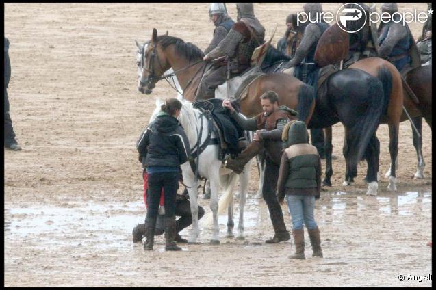 Russell Crowe sur le tournage du nouveau 