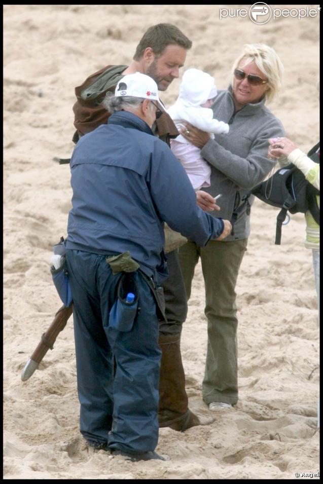 Russell Crowe sur le tournage du nouveau 