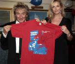 Rod Stewart et Penny Lancaster à Londres, le 20 juin 2009