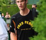 Andy Murray s'entraîne à la veille du début de Wimbledon