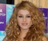 Paulina Rubio lors de la promotion de son nouvel album Gran City Pop le 22 juin 2009 à Madrid