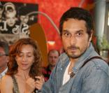 Sylvie Testud et Vincent Elbaz lors de l'inauguration de la Fête du cinéma à Boulogne-Billancourt en banlieue parisienne le 27 juin 2009
