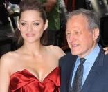 Marion Cotillard, superbe, et Michael Mann, lors de l'avant-première anglaise de 