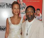 Spike Lee et sa femme Tonya fête les 20 ans du film  Do The Right Thing au Directors Guild of America Theatre, à NYC hier