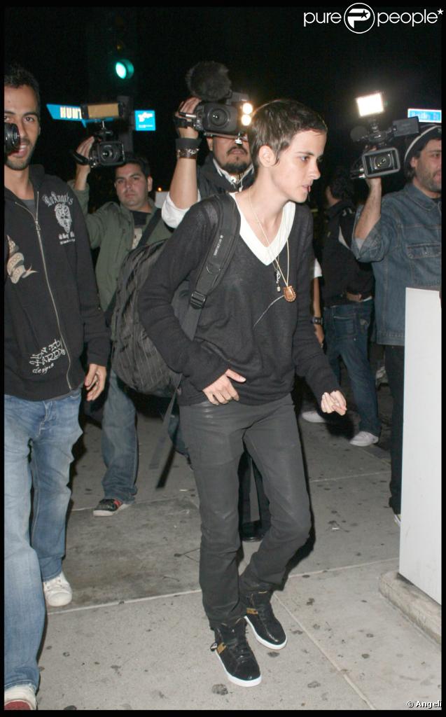 Samantha Ronson arrivant à la Villa pour l'anniversaire de sa chérie, le 2 juillet 2009