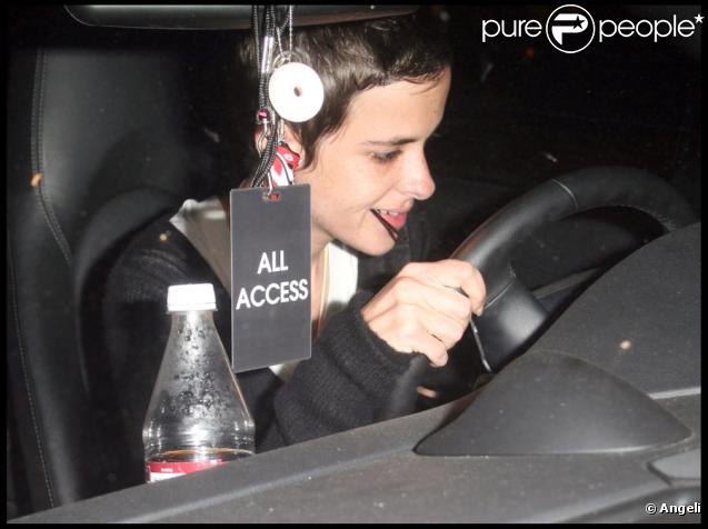 Samantha Ronson arrivant à la Villa pour l'anniversaire de sa chérie, le 2 juillet 2009 
