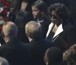 Katherine Jackson, Latoya Jackson et Paris au Staples Center