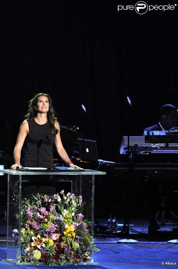 Brooke Shields au Staples Center