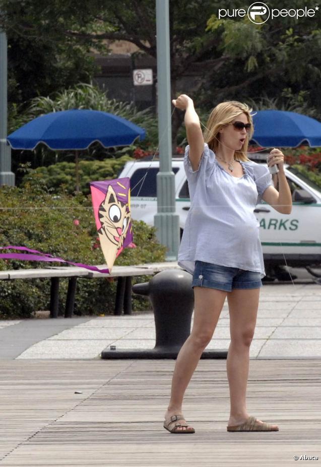 Heidi Klum et ses enfants à New York, hier