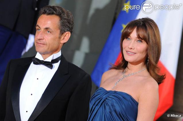 Carla Bruni et Nicolas Sarkozy 
