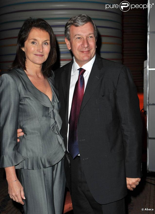 Cécilia Attias et son époux Richard Attias 