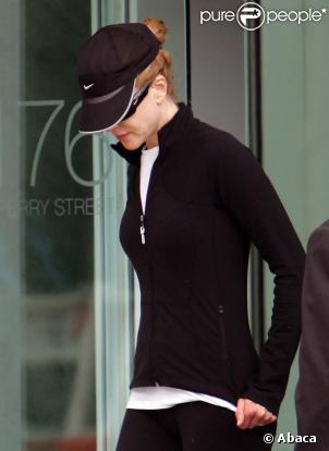 Nicole Kidman et Keith Urban sortent séparément de chez eux dans West Village à New-York le 9 juillet 2009