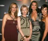 Candace Bushnell, Brooke Shields, Lindsay Price,Kim Raver et Joanna Coles, rédactrice en chef du Marie-Claire US