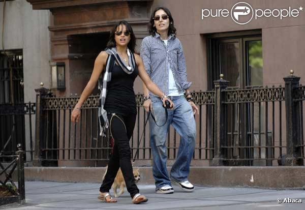 Michelle Rodriguez et sa chérie dans les rues de New York