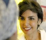 Rachida Dati dans le tgv menant à Strasbourg le 13 juillet 2009