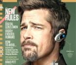Brad Pitt en couverture de  Wired  