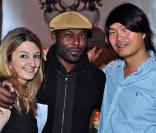 Anne Pourbaix, Jimmy Jean-Louis et Axel Huynh, à l'occasion de l'exposition 