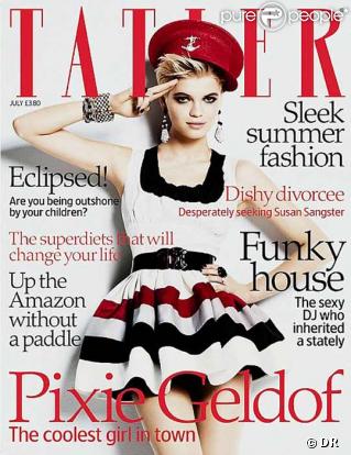  Pixie Geldof en couverture de Tatler 
 &nbsp; 