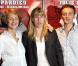 Charlotte Rampling, Agathe Teyssier et Alban Casterman, lors de l'avant-première de La Femme Invisible , à l'UGC Ciné-Cité des Halles, à Paris, le 21 juillet 2009 !